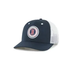 MLB Boston Red Sox Orbit Hat: Adjustable Snapback, Team Logo, Mesh Fabric