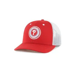 MLB Philadelphia Phillies Orbit Hat: Adjustable Snapback, Team Logo, Mesh Design