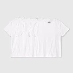 Boys' 5pk Crew Neck T-Shirt - Cat & Jack™ White M