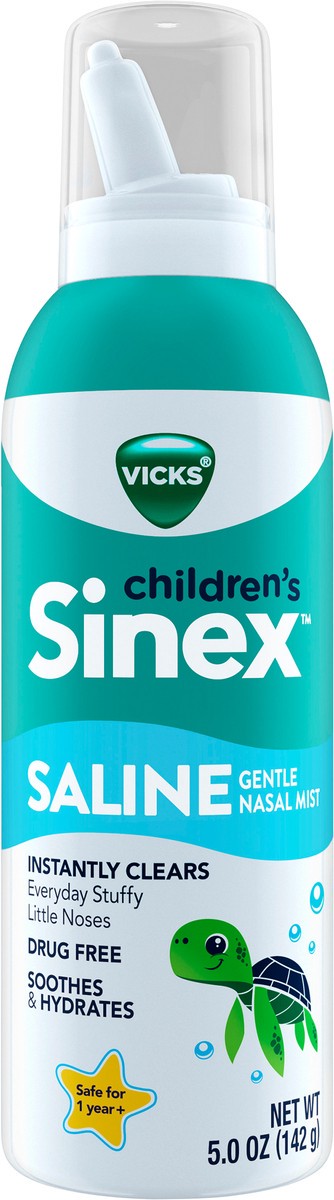 slide 3 of 3, Vicks Sinex Children's Saline Nasal Spray Ultra Fine Mist - 5oz, 5 oz
