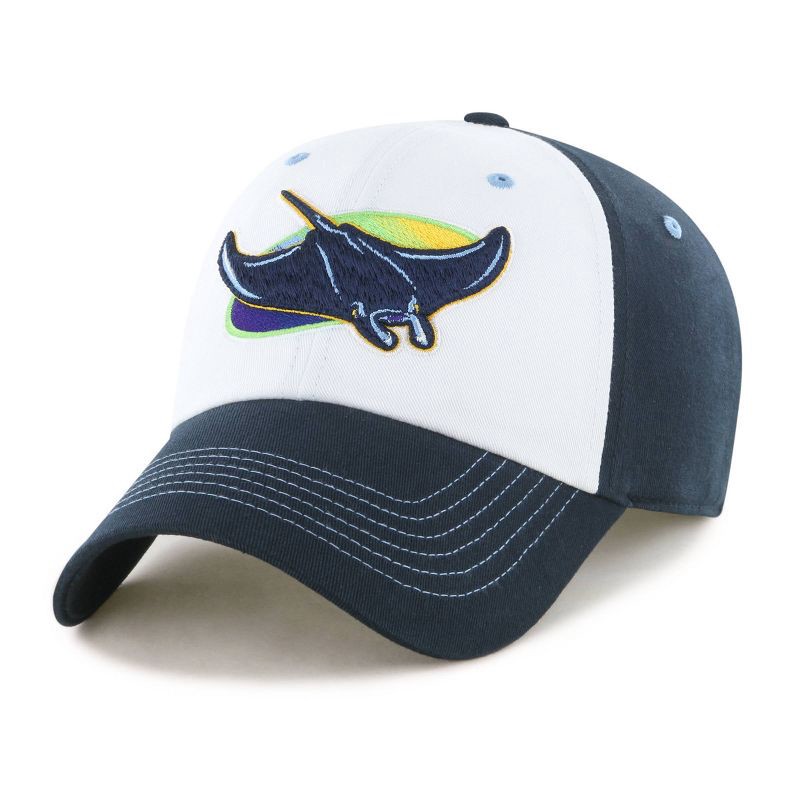 slide 1 of 2, MLB Tampa Bay Rays Coop Catcher Hat: Cotton, Adjustable Strap, Team Logo, 1 ct
