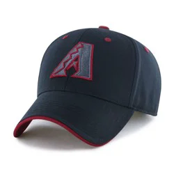 MLB Arizona Diamondbacks Youth Black Money Maker Hat: Kids Cotton Twill, Team Logo, Adjustable Snapback