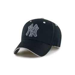 MLB New York Yankees Youth Black Money Maker Hat: Adjustable Cotton Baseball Cap