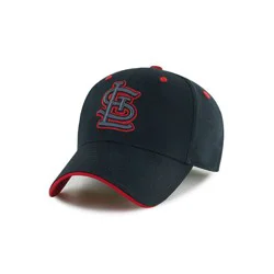 MLB St. Louis Cardinals Youth Black Money Maker Hat: Cotton Twill, Adjustable Snapback