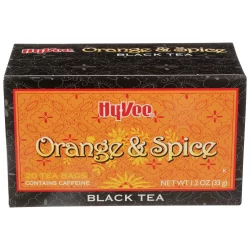 Hy-vee Orange & Spice Black Tea Bags - 20 ct; 1.2 oz