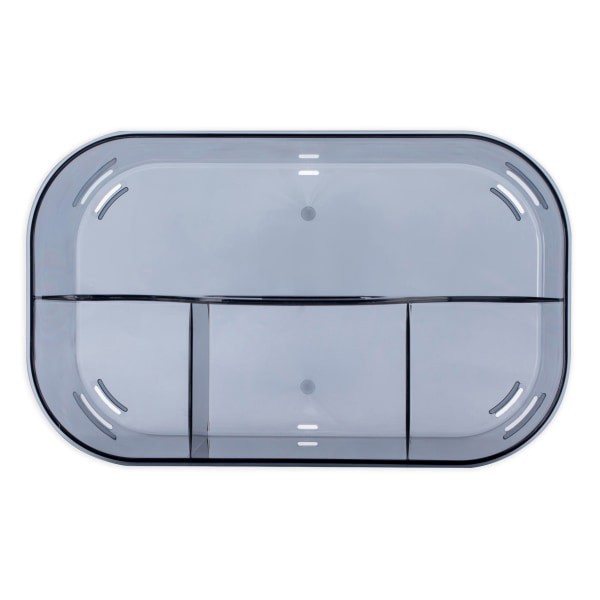 slide 2 of 3, Realspace Acrylic Storage Caddy, 7""H X 6""W X 4-3/4""D, Blue, 1 ct