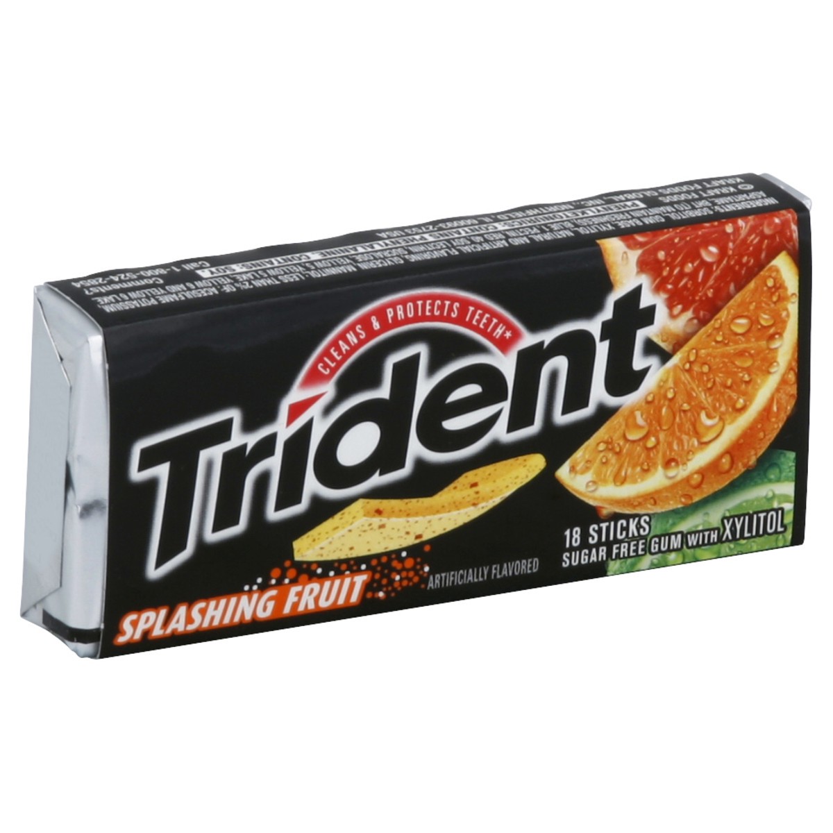 slide 3 of 8, Trident Gum 18 ea, 18 ct