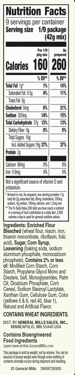 slide 3 of 13, Betty Crocker Delights Super Moist Party Rainbow Chip Cake Mix, 13.25 oz., 13.25 oz