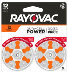 Rayovac Size 13 Hearing Aid Batteries