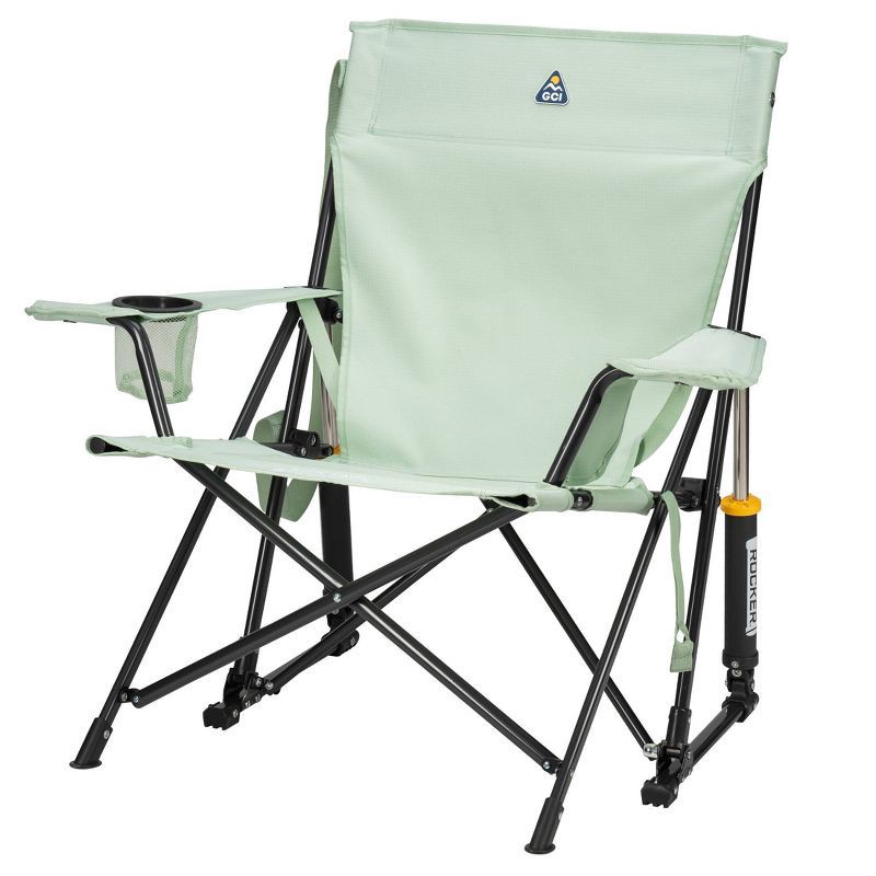 slide 3 of 11, GCI Outdoor Pod Rocker Portable Rocking Camping Chair - Pastel Green, 1 ct