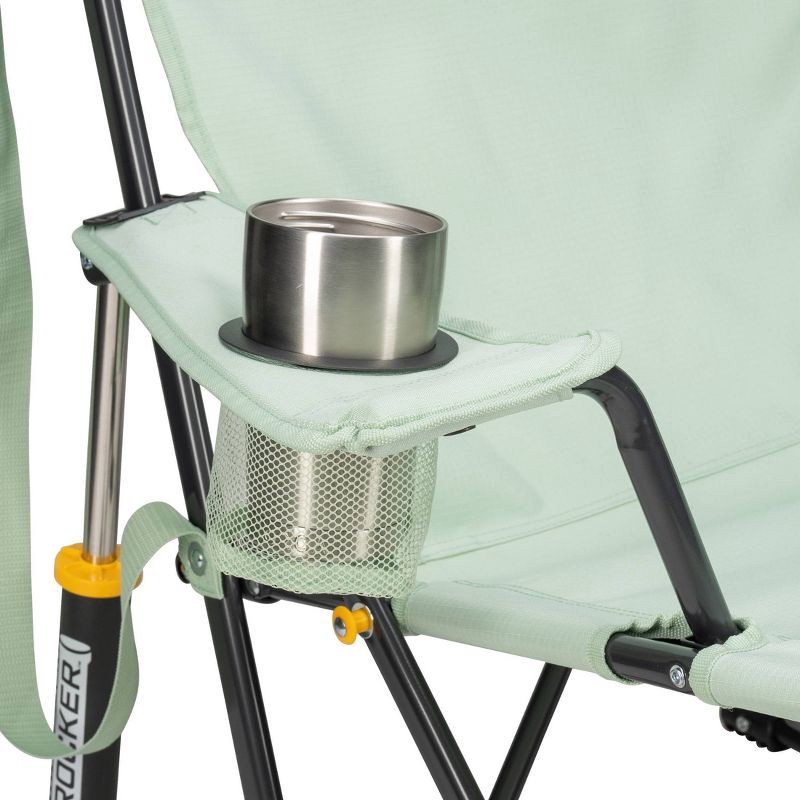 slide 6 of 11, GCI Outdoor Pod Rocker Portable Rocking Camping Chair - Pastel Green, 1 ct