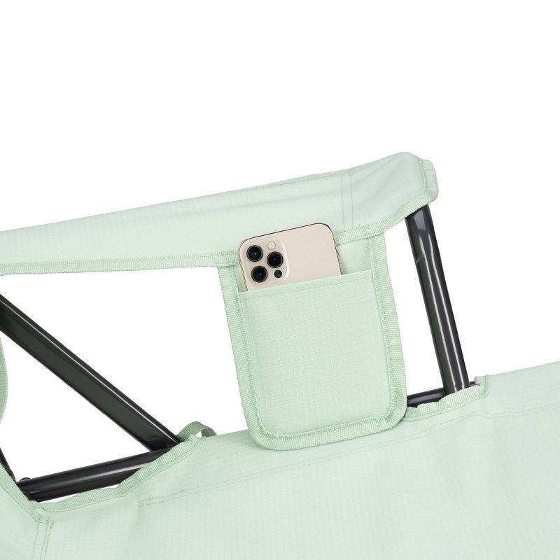 slide 7 of 11, GCI Outdoor Pod Rocker Portable Rocking Camping Chair - Pastel Green, 1 ct