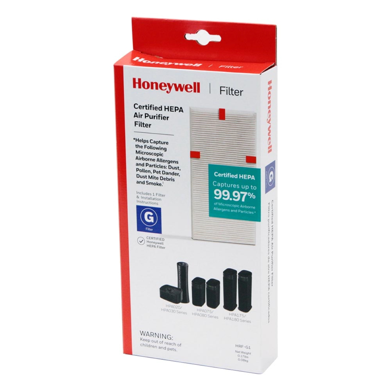 slide 1 of 2, Honeywell HEPA Filter 1 ea, 1 ct