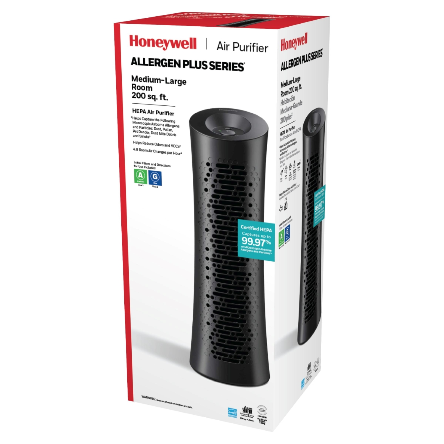 slide 1 of 4, Honeywell Air Purifier 1 ea, 1 ct