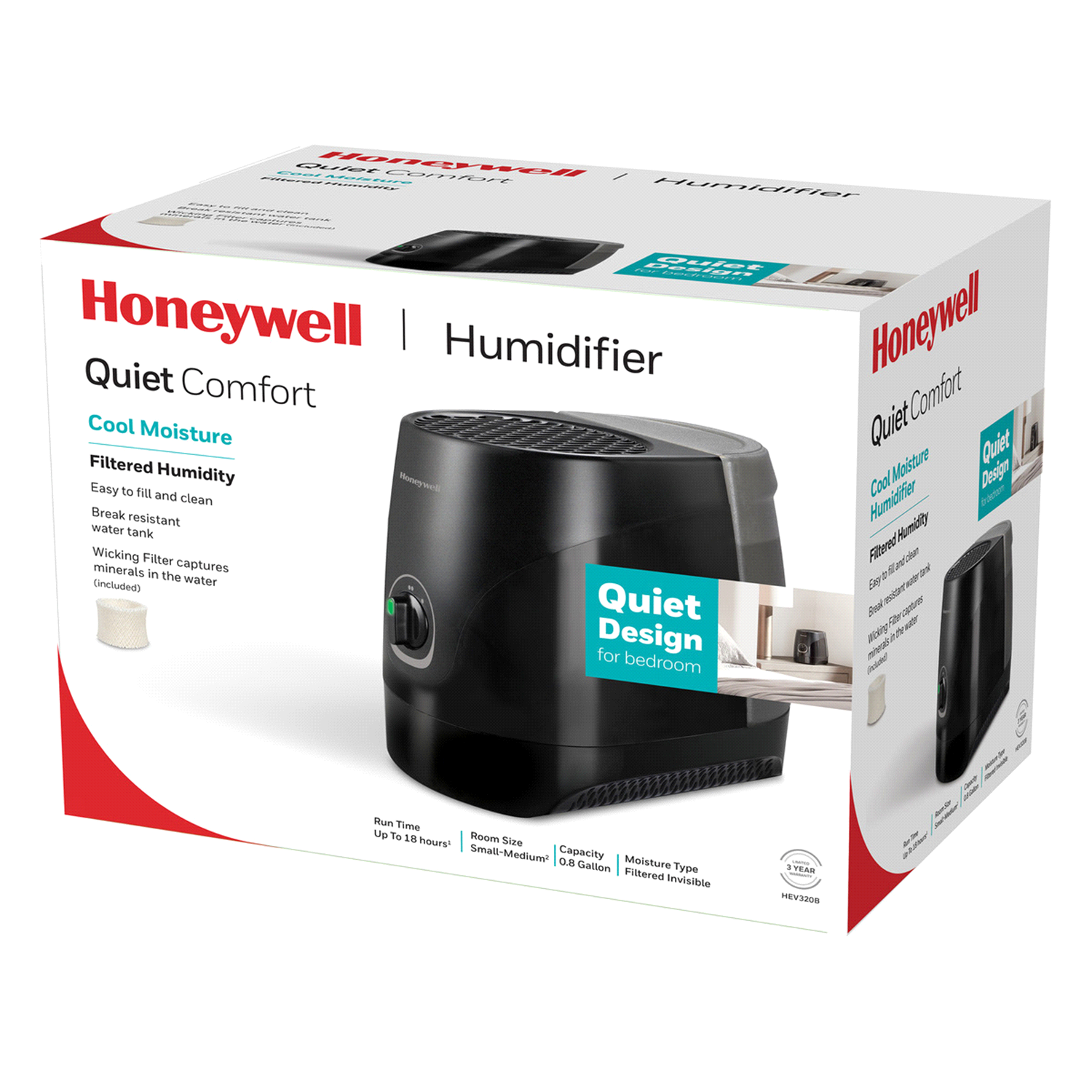 slide 1 of 4, Honeywell Cool Moisture Humidifier, 1 ct