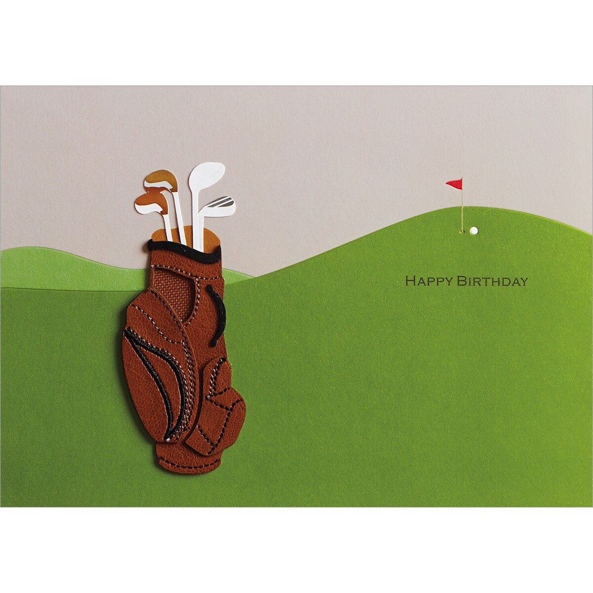 slide 1 of 1, Avanti NiqueaD Card Bday Golf, 1 ct