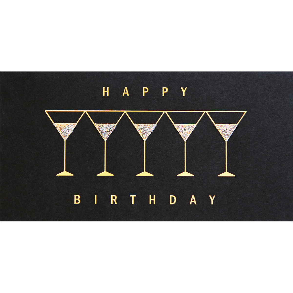 slide 1 of 1, Avanti NiqueaD Card Bday Row Of Martinis, 1 ct