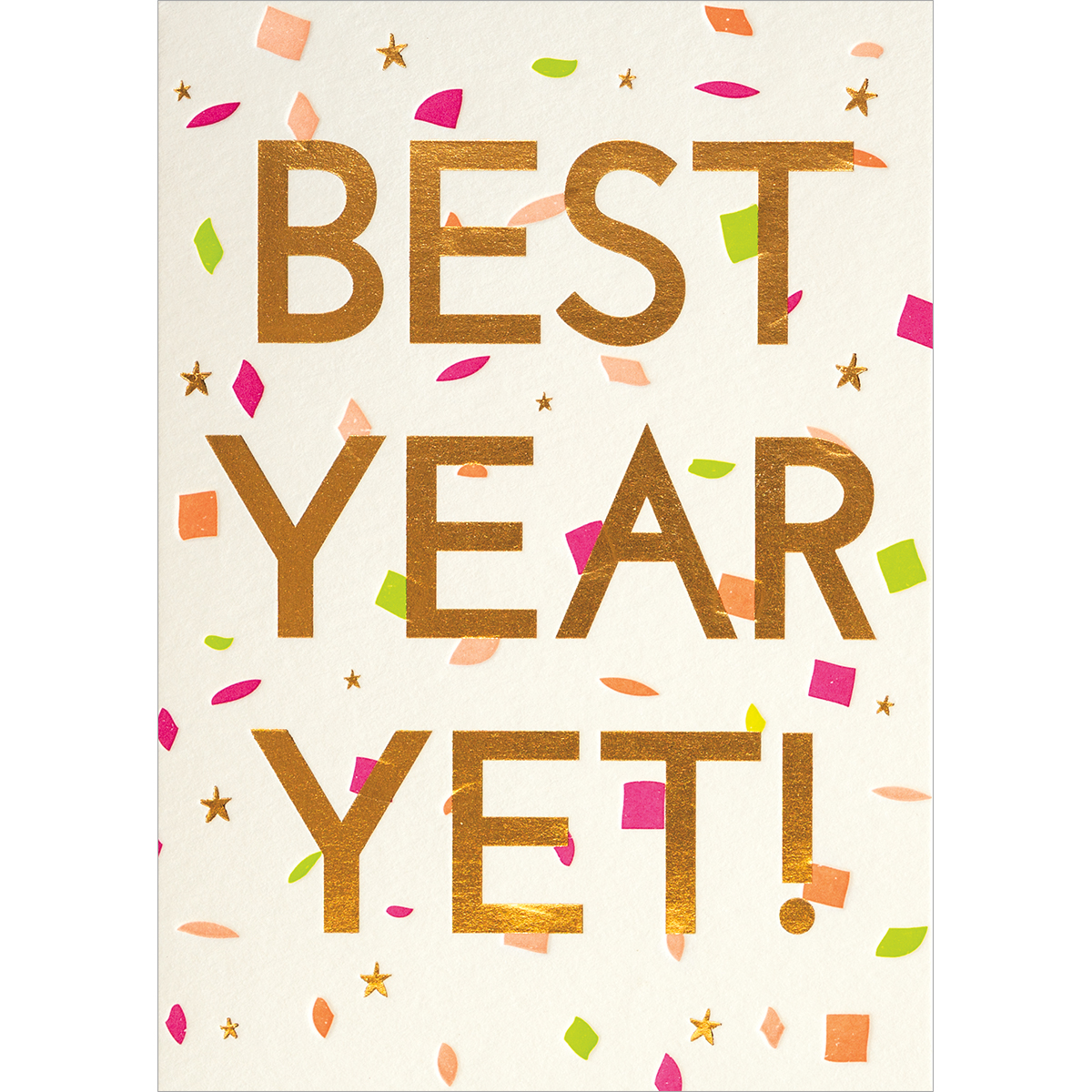 slide 1 of 1, Avanti NiqueaD Card Bday Best Year Yet, 1 ct