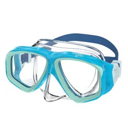 Speedo Endcap Junior Mask Kids' Diving Mask: Ages 6-14 Polycarbonate & Silicone