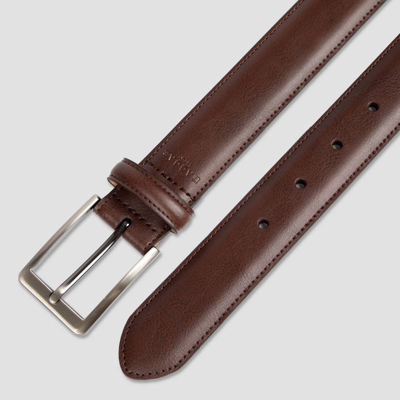 slide 5 of 5, Men's Haggar H26 Dress Belt - Brown M, 1 ct