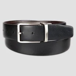 Men's Haggar H26 Reversible Dress Belt - Brown/Black L