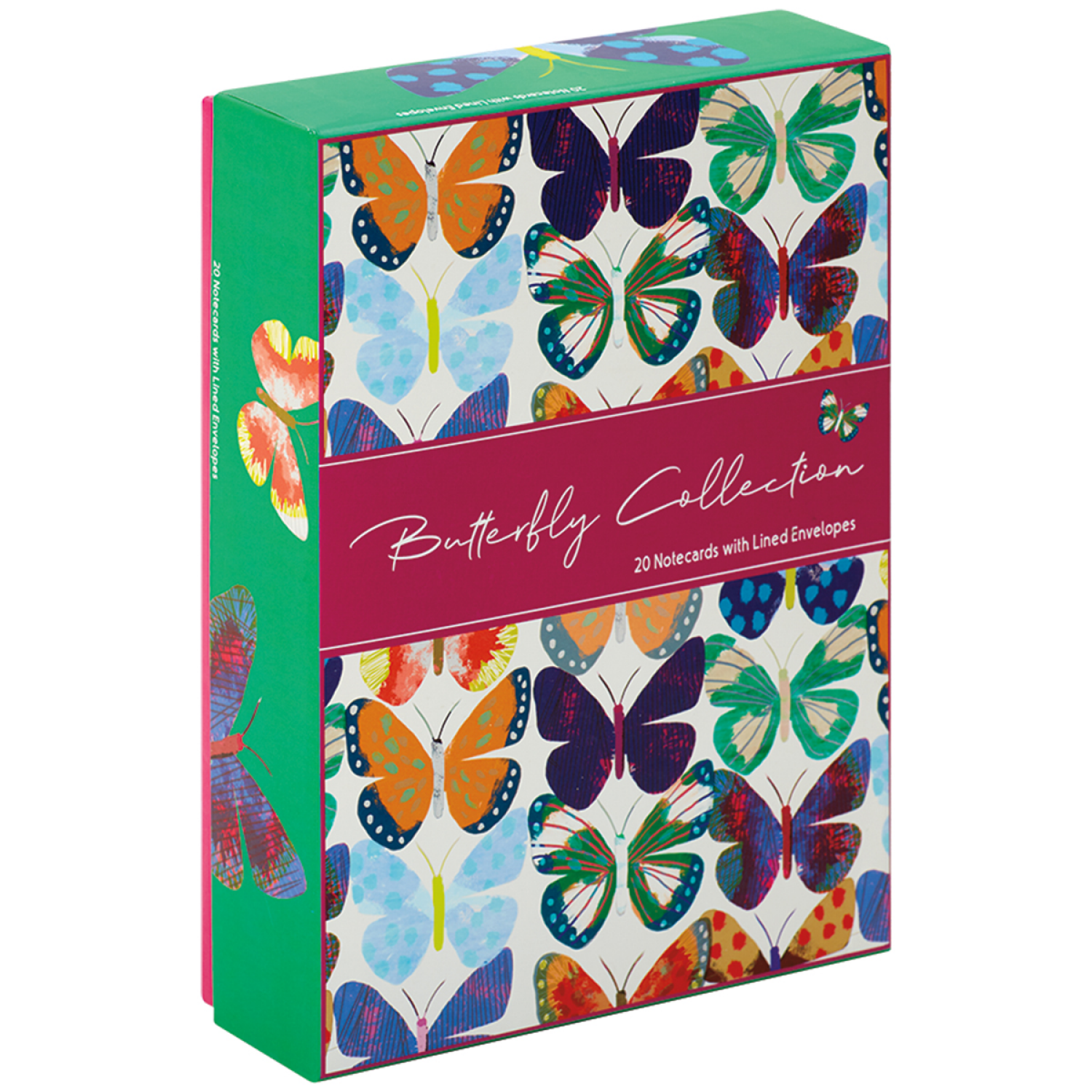 slide 1 of 1, Avanti Niquead Boxed Notes Butterflies, 1 ct