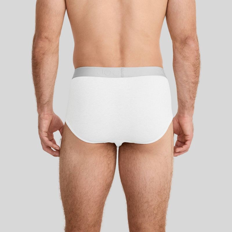 slide 2 of 3, Jockey Generation™ Men's 4pk Lightweight Cotton Briefs - White XL: Mid Rise, Knit Fabric, Elastic Waistband, Machine Washable, 4 ct