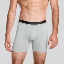 Jockey Generation™ Men's 3pk Infinity Cool Boxer Briefs - Black/Gray XL: Recycled Polyester, Spandex, Moisture Wicking, Tagless