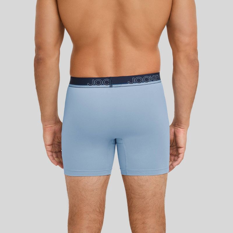 slide 2 of 4, Jockey Generation™ Men's 3pk Infinite Cool Boxer Briefs - Navy/Shower XL, 3 ct