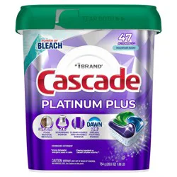 Cascade Platinum Plus Pods Dishwasher Detergent - Mountain Scent - 47ct
