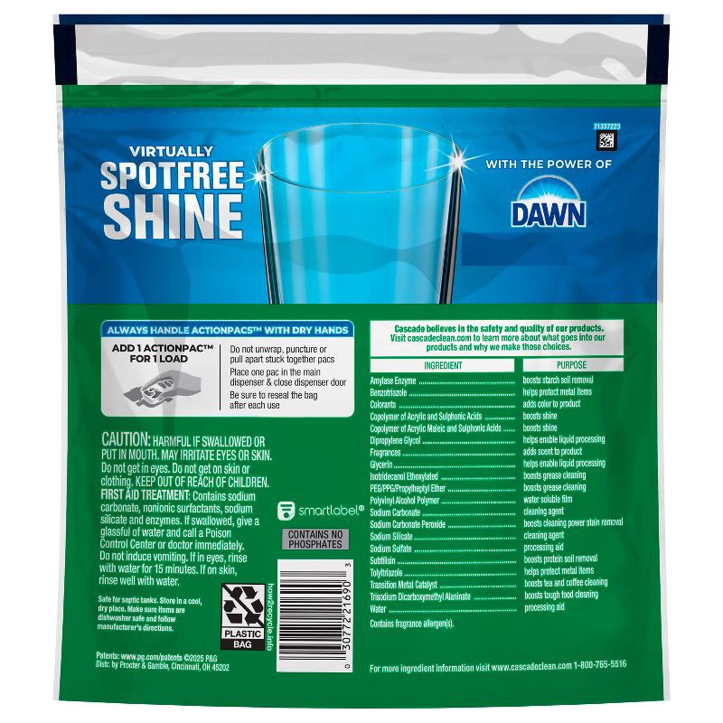 slide 10 of 12, Cascade Fresh Scent Complete Pods Dishwasher Detergents - 16ct, 16 ct