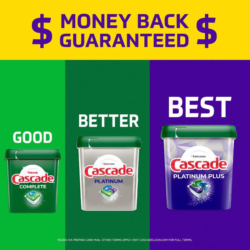 slide 9 of 11, Cascade Fresh Scent Complete Pods Dishwasher Detergents - 55ct, 55 ct