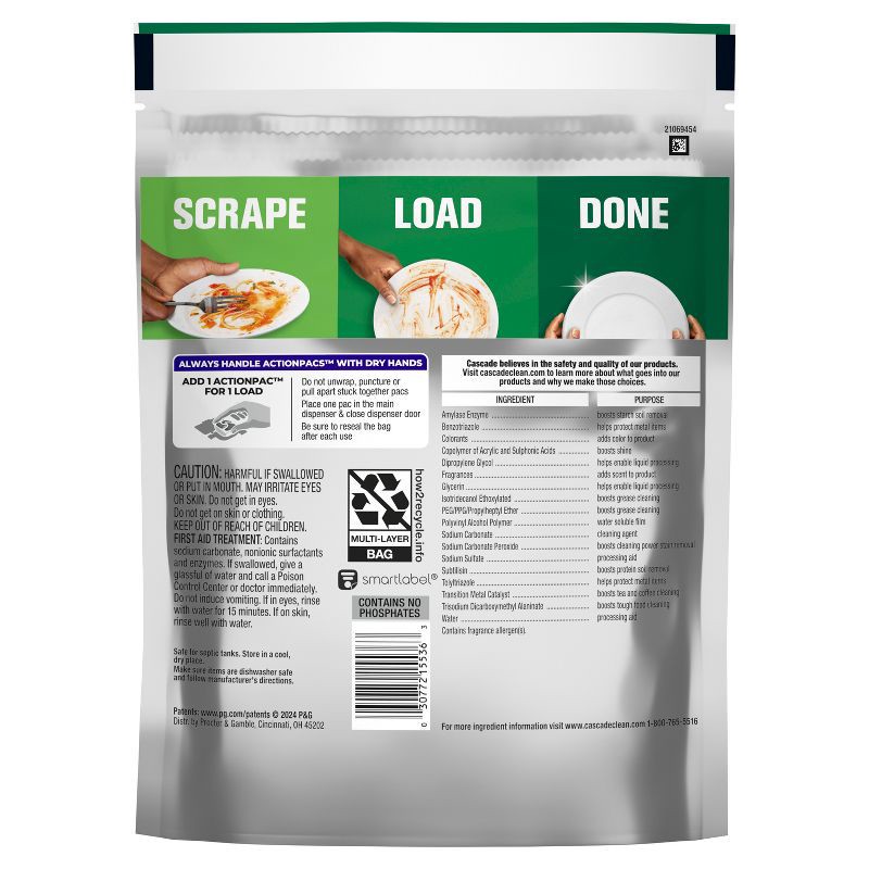 slide 10 of 10, Cascade Platinum Pods Dishwasher Detergent - Fresh - 26ct, 26 ct