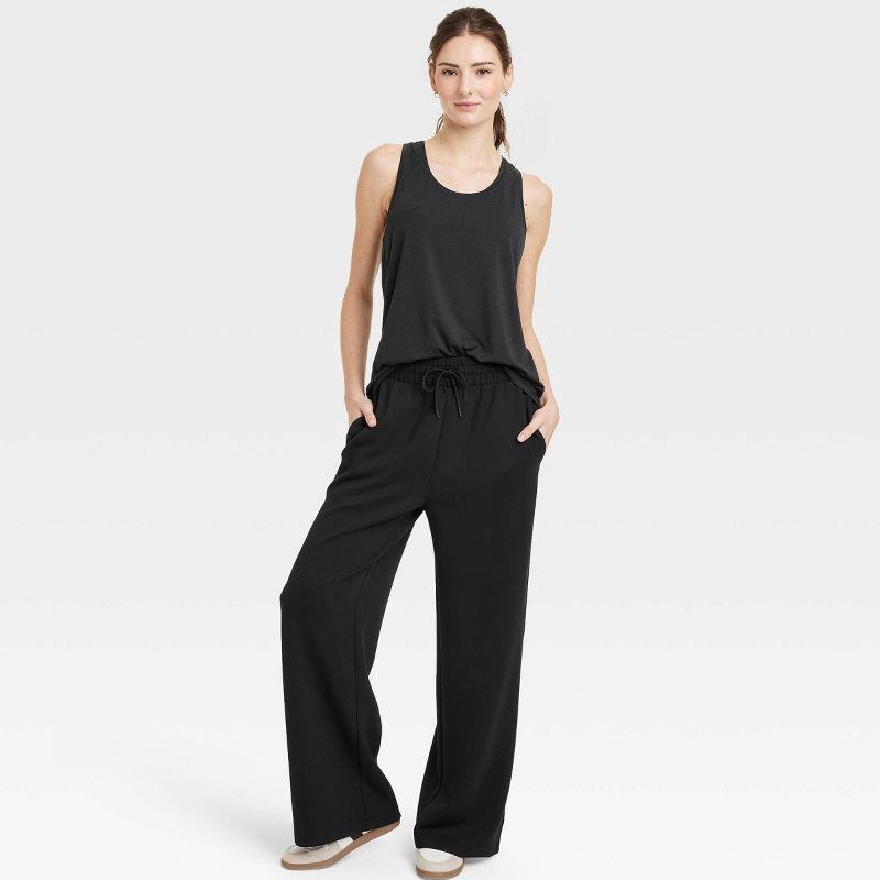 slide 5 of 5, Women's Beyond Ease Racerback Tank Top - All In Motion™ Black S, 1 ct