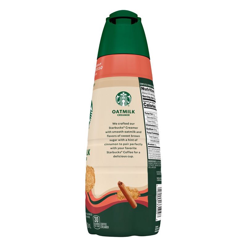 slide 6 of 9, Starbucks Creamer Oatmilk Brown Sugar Cinnamon Coffee Creamer - 28 fl oz, 28 fl oz