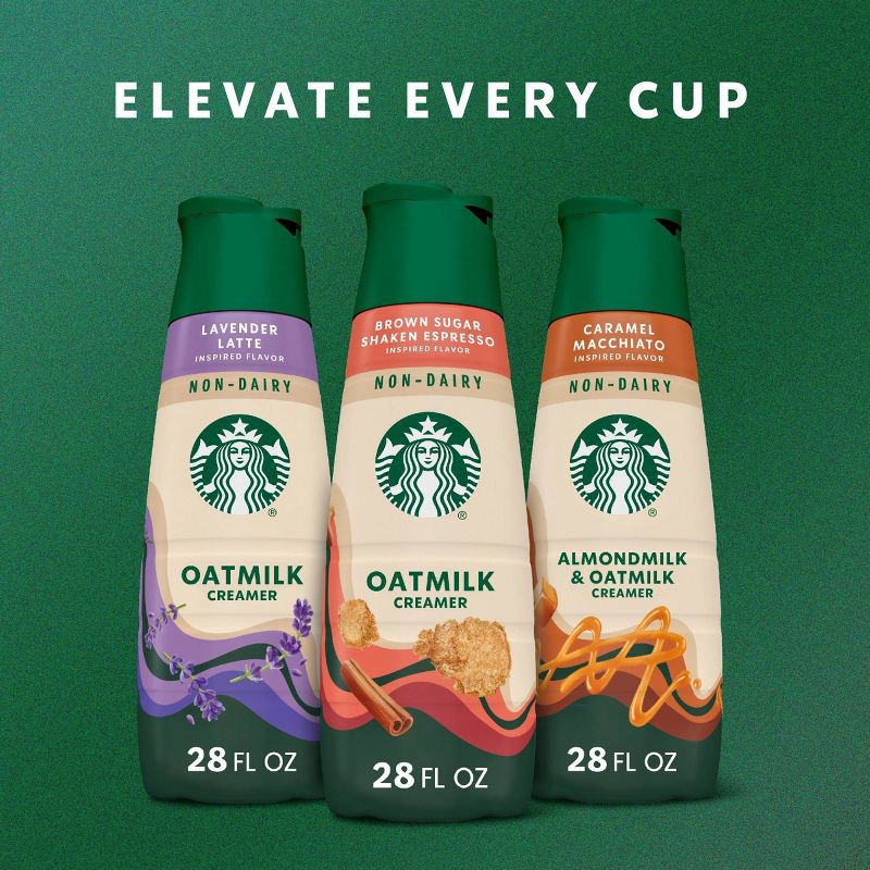 slide 6 of 9, Starbucks Creamer Oatmilk Brown Sugar Cinnamon Coffee Creamer - 28 fl oz, 28 fl oz