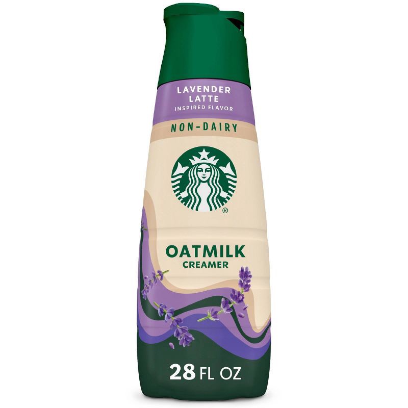 slide 1 of 7, Starbucks Creamer Oatmilk Lavender Latte Coffee Creamer - 28 fl oz, 28 fl oz