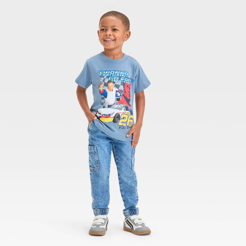 slide 4 of 4, Toddler Boys' Talladega Nights Ricky Bobby T-Shirt - Blue 3T, 1 ct