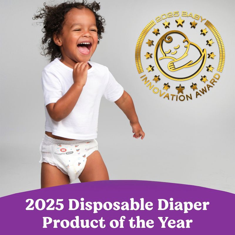 slide 9 of 13, Huggies Little Movers HuggFit 360 Pull On Diapers - Size 5 - 100ct, 5 ct; 100 ct