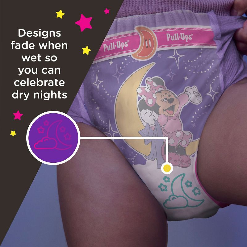 slide 8 of 11, Pull-Ups Girls' Night-Time Potty Training Pants - 4T-5T - 52ct, 52 ct