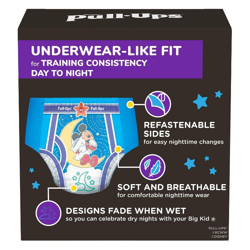 slide 3 of 11, Pull-Ups Boys' Night-Time Potty Training Pants - 4T-5T - 52ct, 52 ct