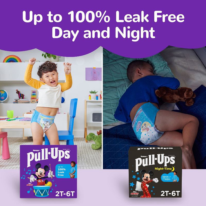 slide 11 of 11, Pull-Ups Boys' Night-Time Potty Training Pants - 4T-5T - 52ct, 52 ct