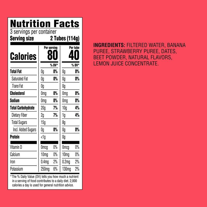 slide 4 of 4, Naturally Flavored Strawberry Banana Frozen Smoothie Tubes - 12oz/6ct - Good & Gather™, 6 ct; 12 oz