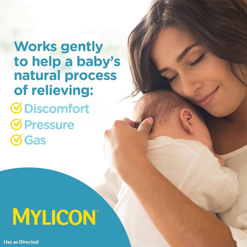slide 4 of 9, Mylicon Infants Gas Relief Drops Dye Free - 0.5 fl oz, 0.5 fl oz