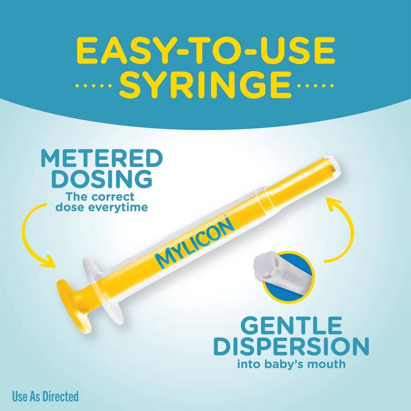 slide 4 of 7, Mylicon Infants Gas Relief Drops Dye Free - 0.5 fl oz, 0.5 fl oz