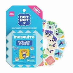 NATPAT Baby Mosquito Repellent Stickers - 24ct