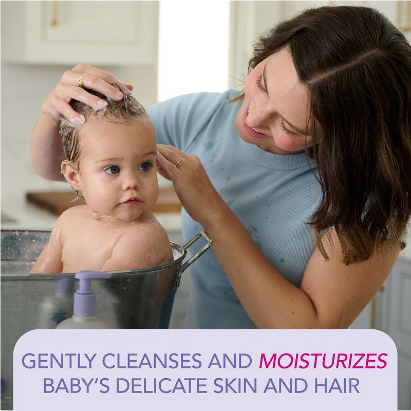 slide 3 of 9, Baby Jergens Calming Head-to-Toe Tear-Free Foam Shampoo and Body Wash - 18 fl oz, 18 fl oz