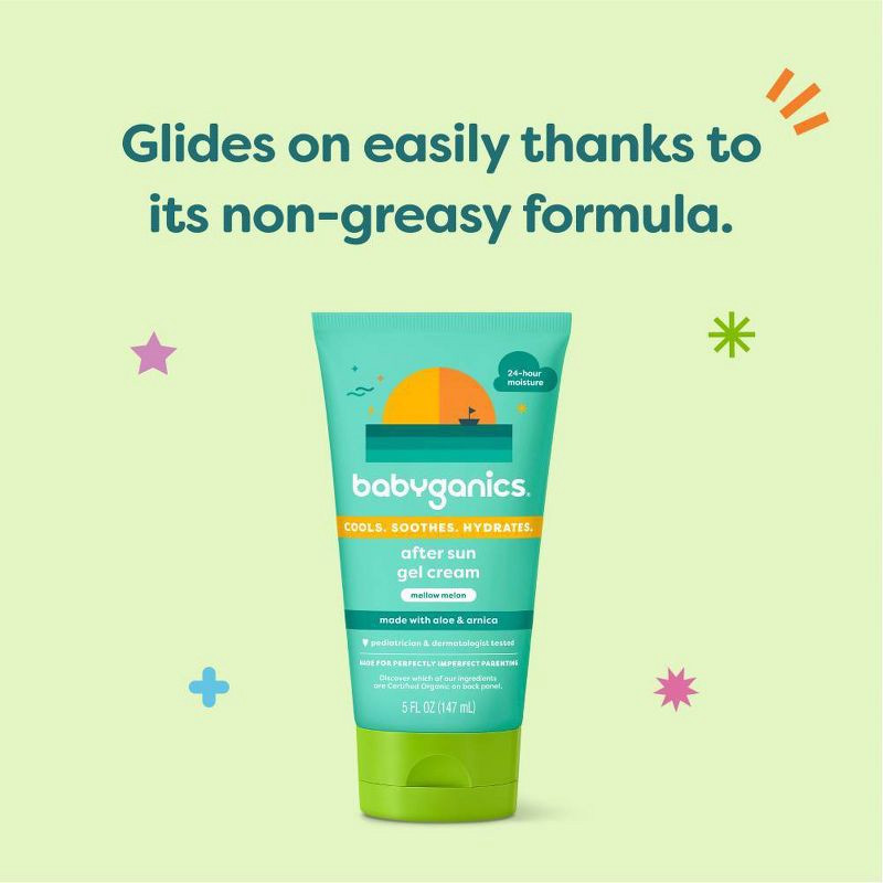 slide 6 of 7, Babyganics After Sun Gel Cream - 5 fl oz, 5 fl oz