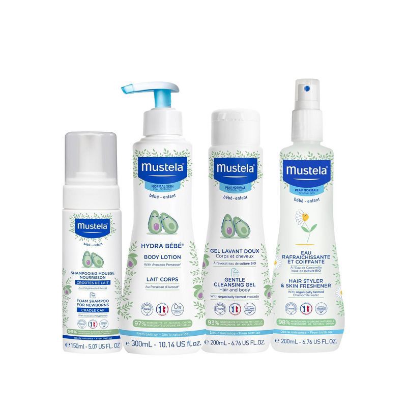 slide 3 of 8, Mustela Welcome Baby Gift Set - 4pc, 4 ct