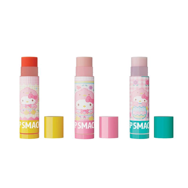 slide 3 of 5, Lip Smacker Hello Kitty Lip Balm - Pink - 3pk, 3 ct